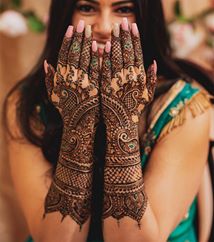 Bridal Mehndi For Back